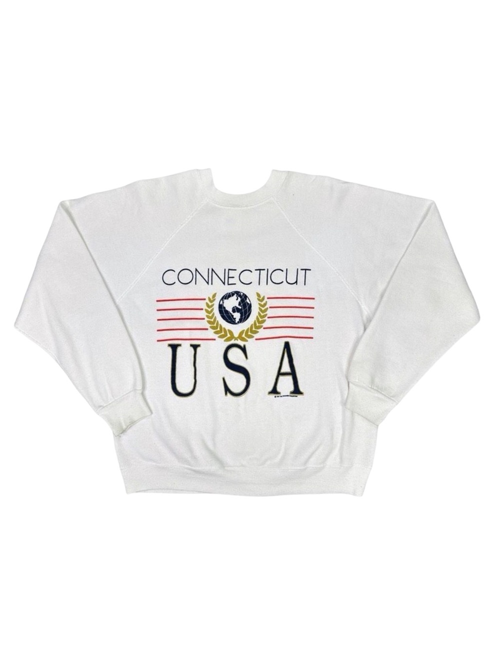 Vintage Tultex 1991 Paradies Collection Connecticut USA Crew Neck - Size Medium